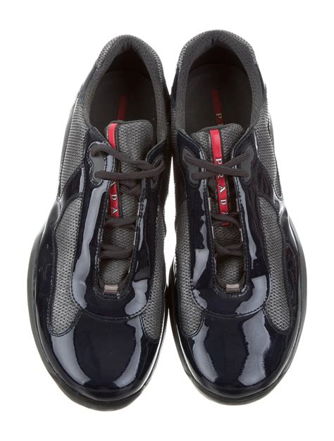 patent leather prada shoes|Prada patent leather sneakers men.